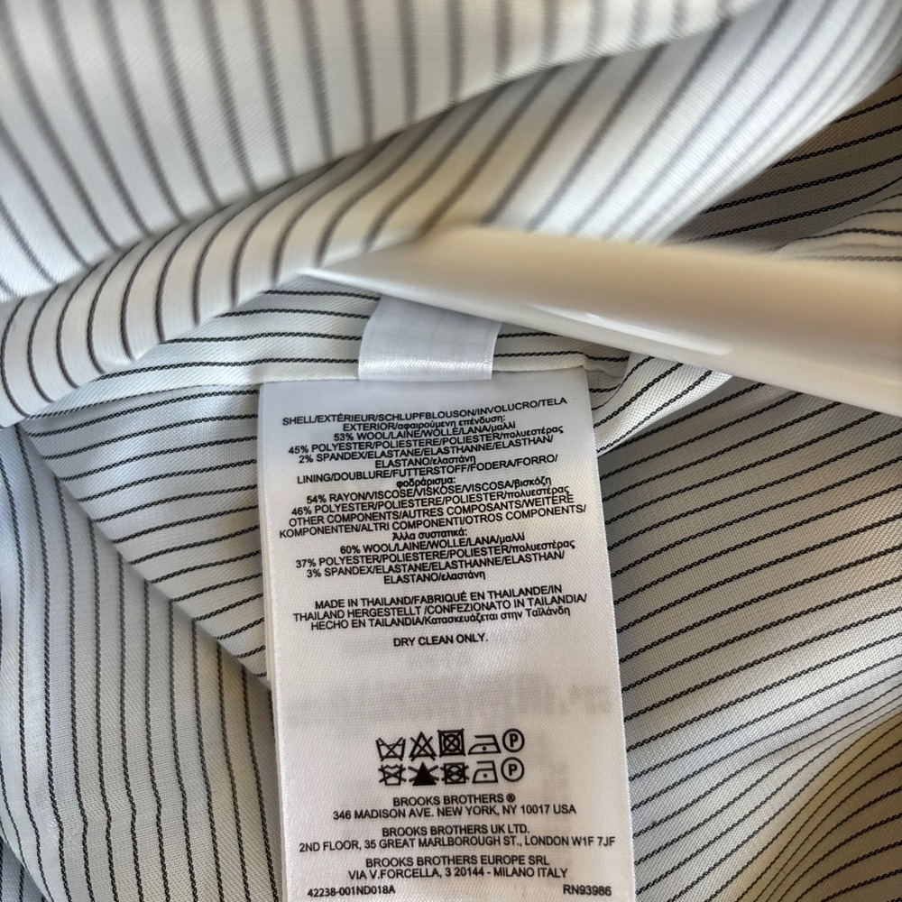 Brooks Brothers Red Fleece Plaid Sheath Dress Grey Blue Black 4 NEW - Picture 9 of 9